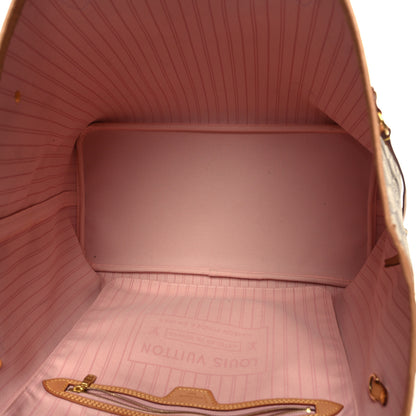 Louis Vuitton Damier Azur Neo Neverfull GM Rose Ballerine 5 of 14