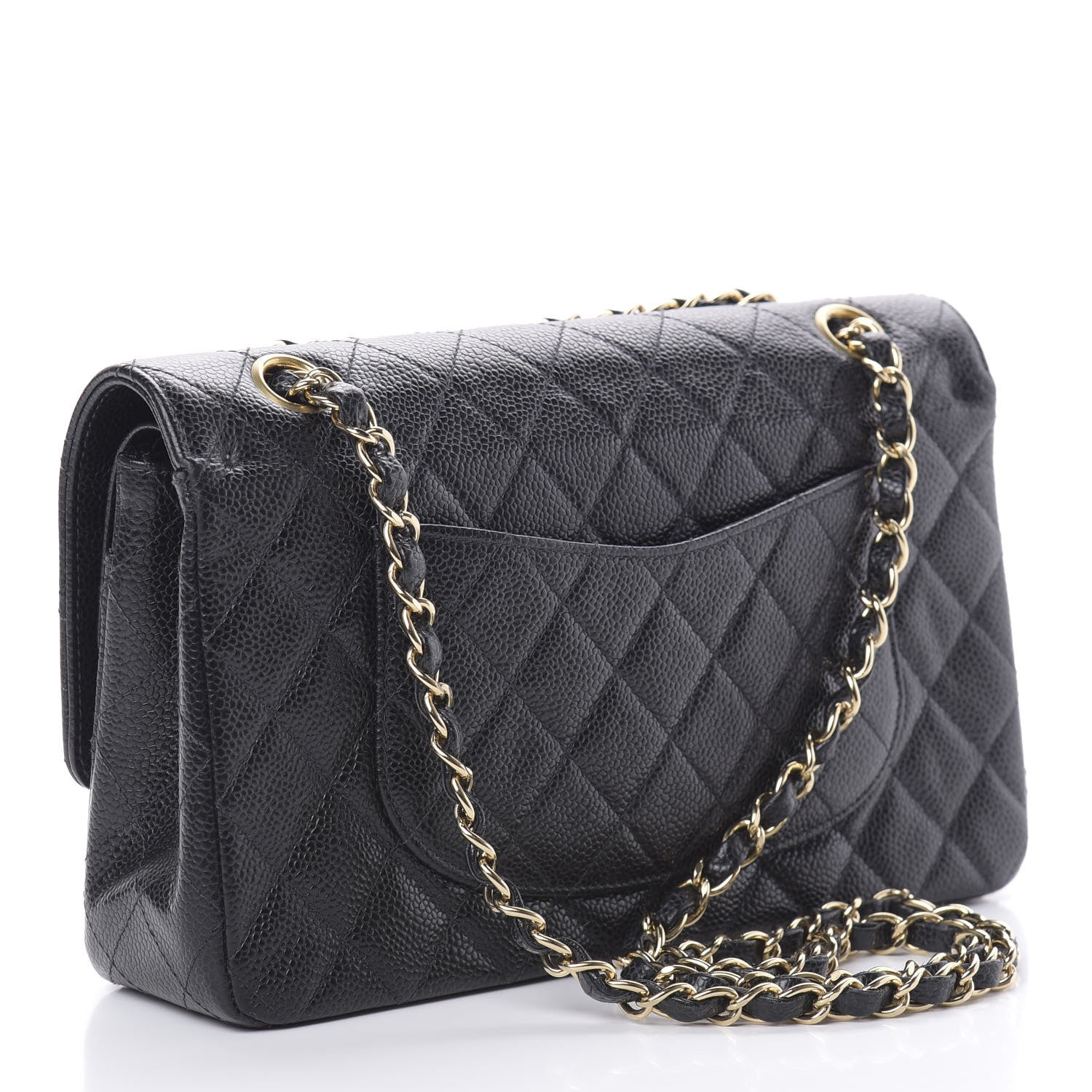 Chanel Caviar Quilted Medium Double Flap Black 3 of 12