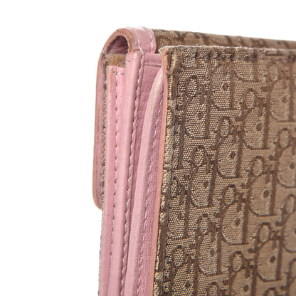 Christian Dior Monogram Long Flap Wallet Pink 12 of 15