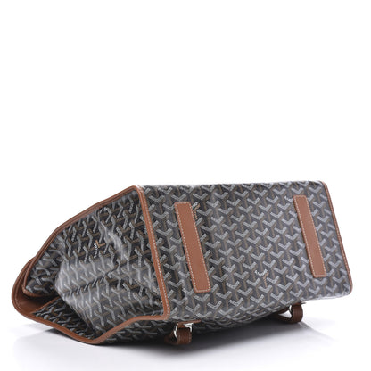 Goyard Goyardine Saint Leger Soft Briefcase Backpack Black Gold 3 of 8