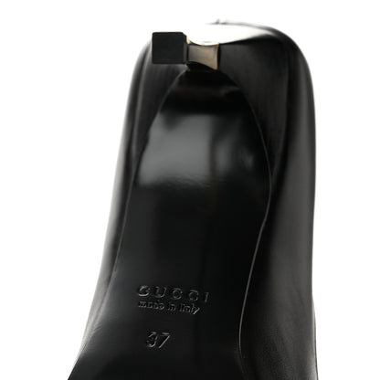 Gucci Calfskin Bombshell Pumps 37 Black 7 of 11