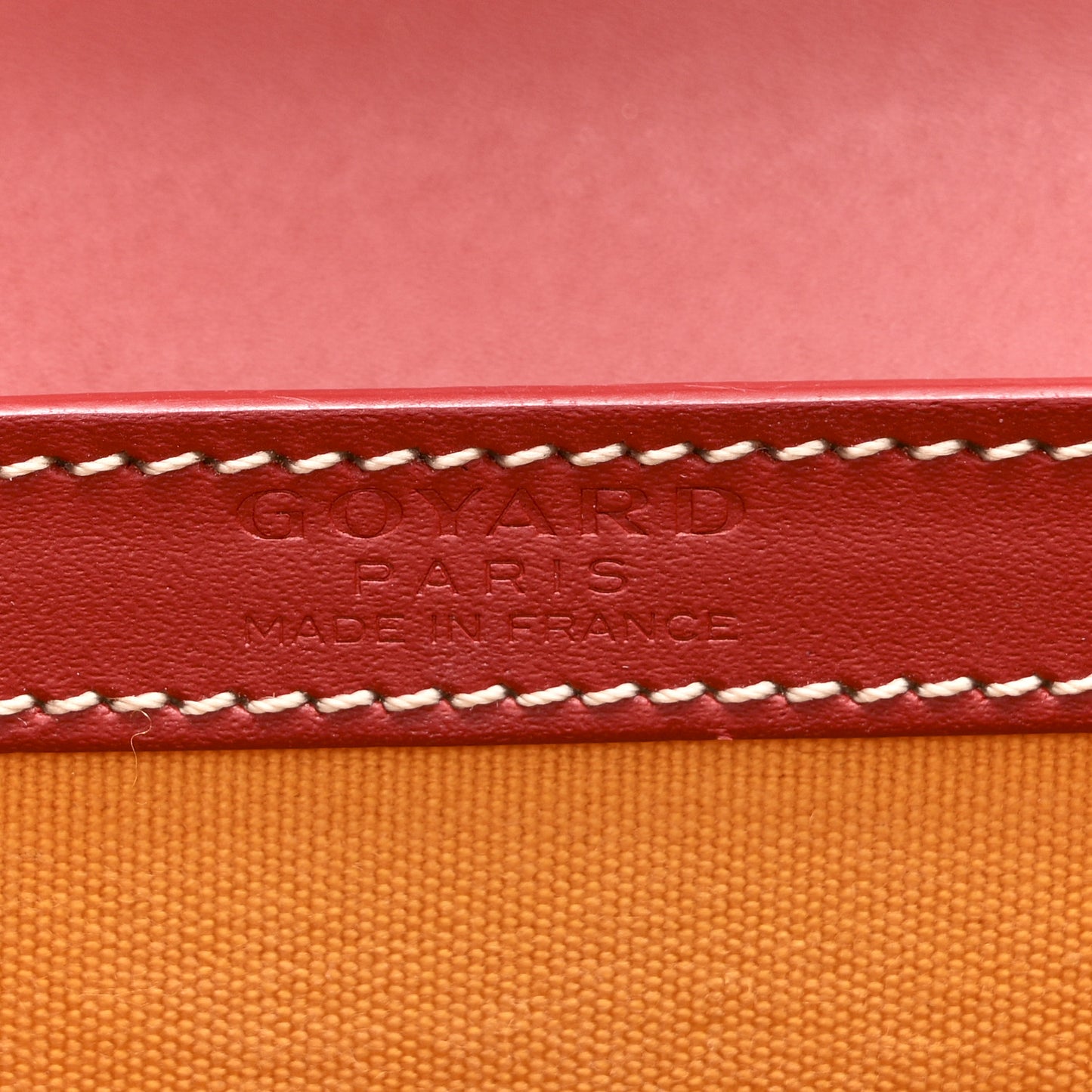 Goyardine Structure Mini Saigon Red
