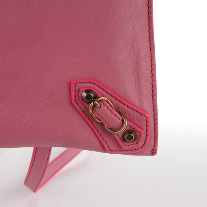 Balenciaga Calfskin Papier Highlight Neo Crossbody Rose Anglaise 6 of 10