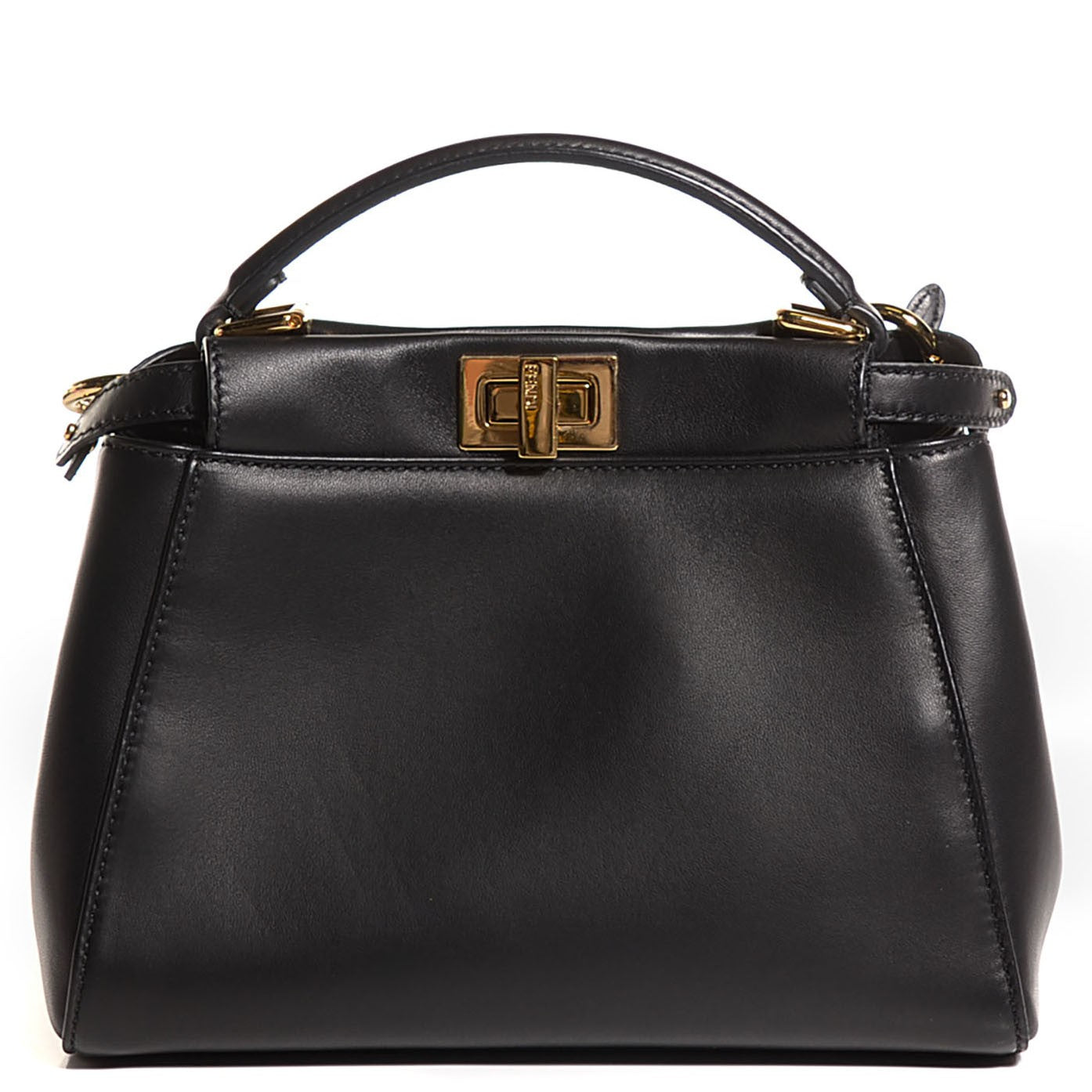 Nappa Mini Peekaboo Iconic Satchel Black