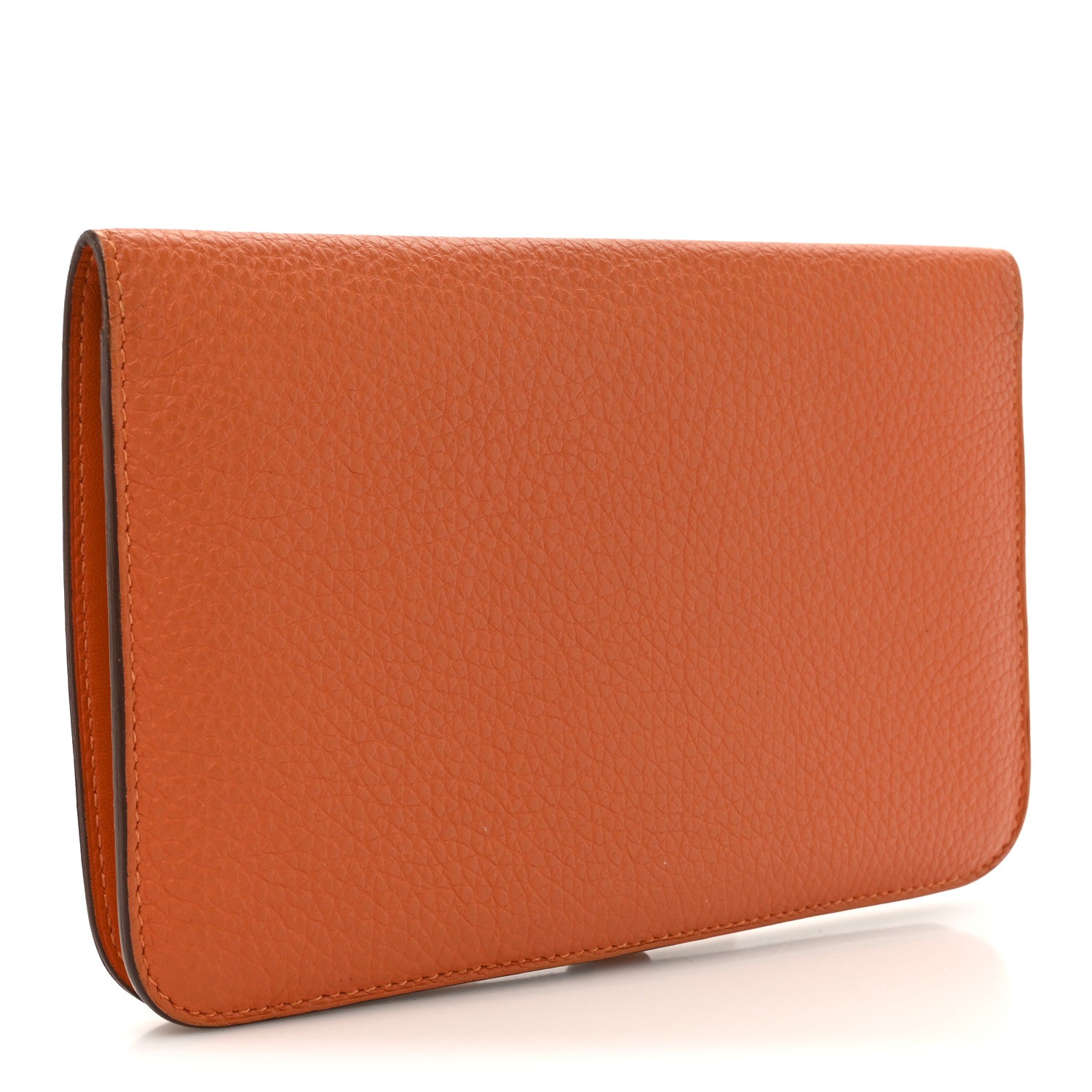 Hermes Togo Dogon Duo Wallet Orange 4 of 12
