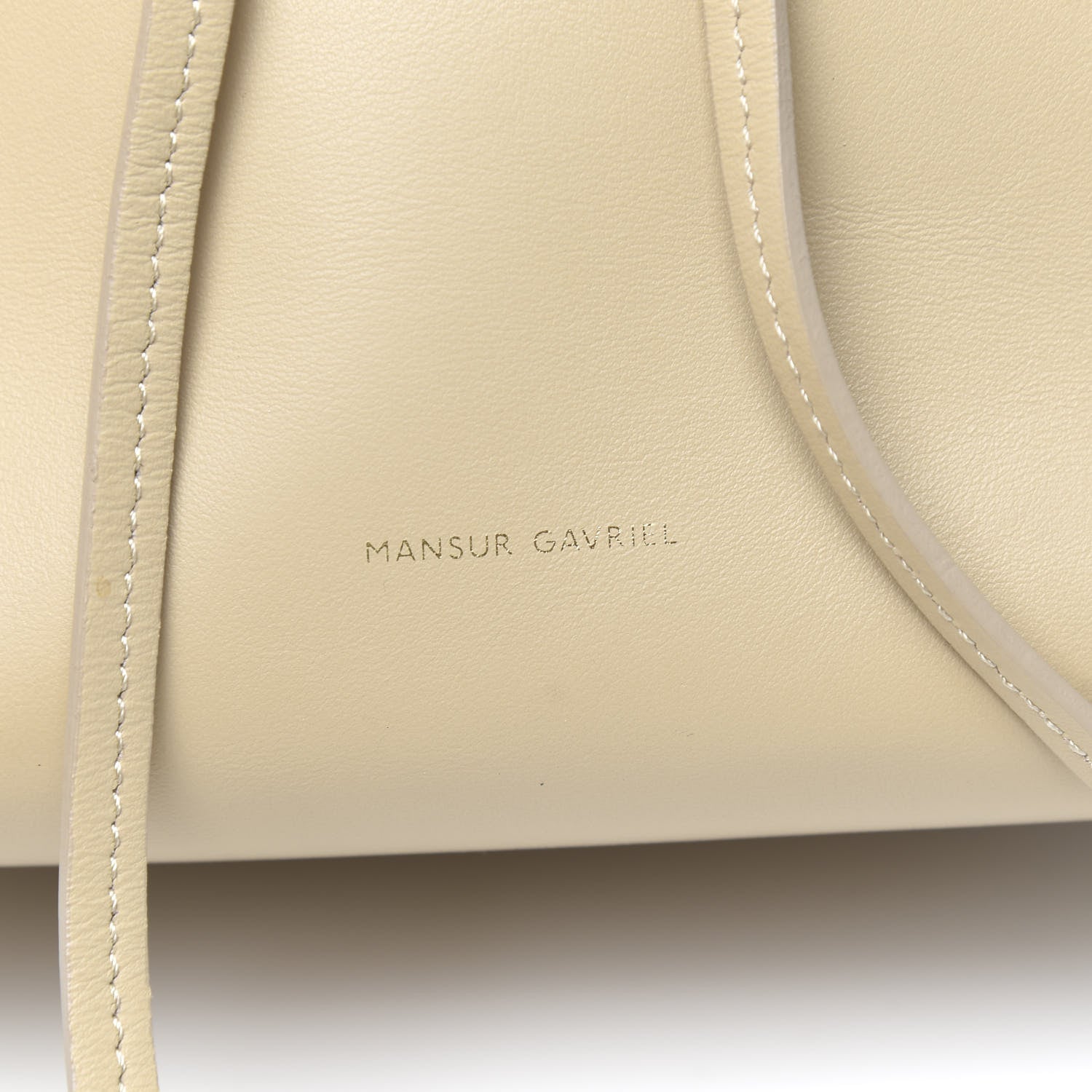Mansur Gavriel Calfskin Mini Bucket Bag Sand 7 of 10