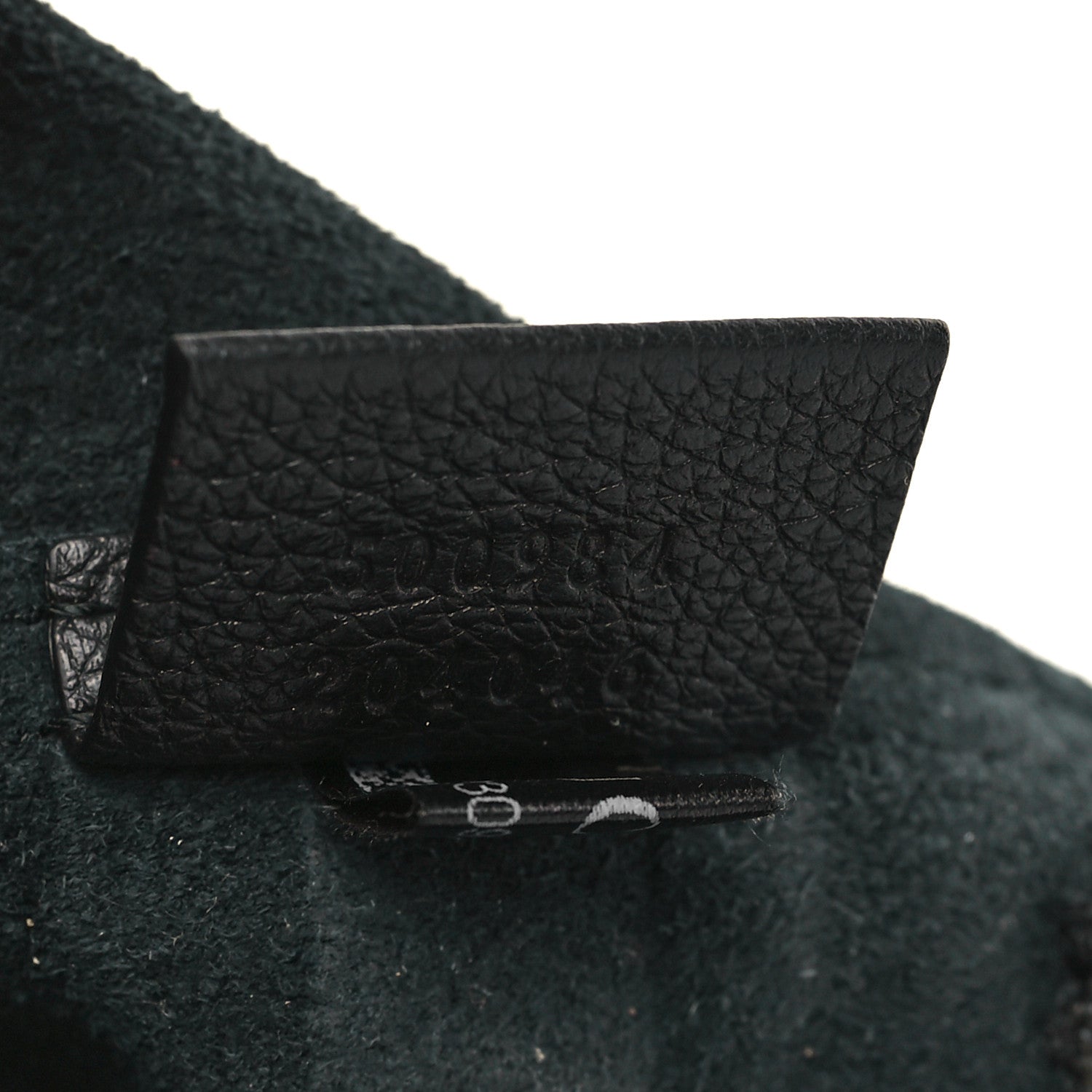 Gucci Pebbled Calfskin Large Logo Portfolio Clutch Black 7 of 7