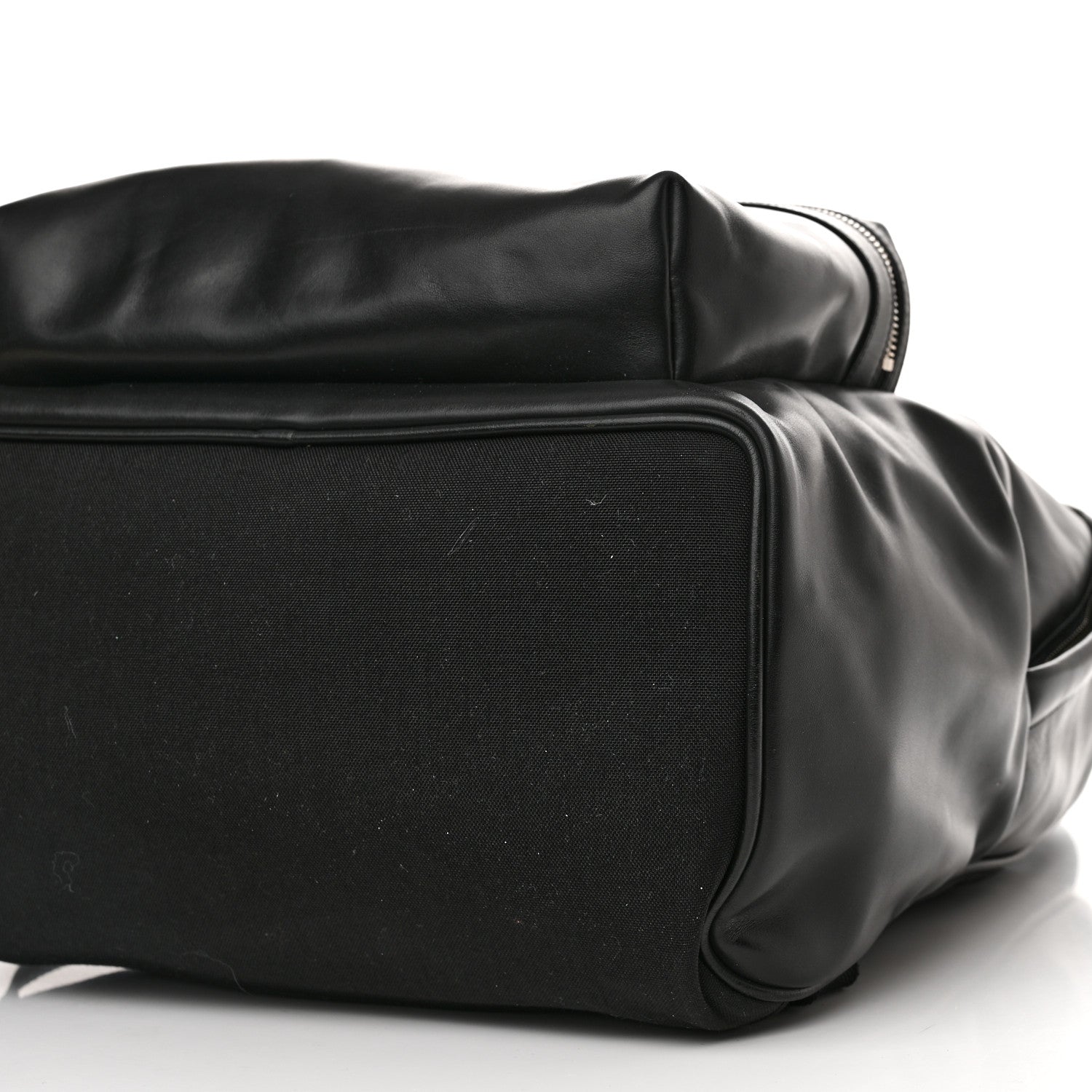 Saint Laurent Calfskin City Backpack Black 10 of 12