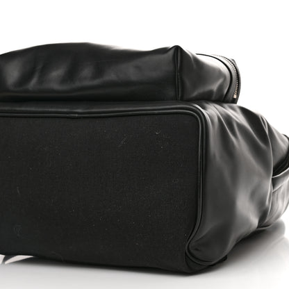 Saint Laurent Calfskin City Backpack Black 10 of 12