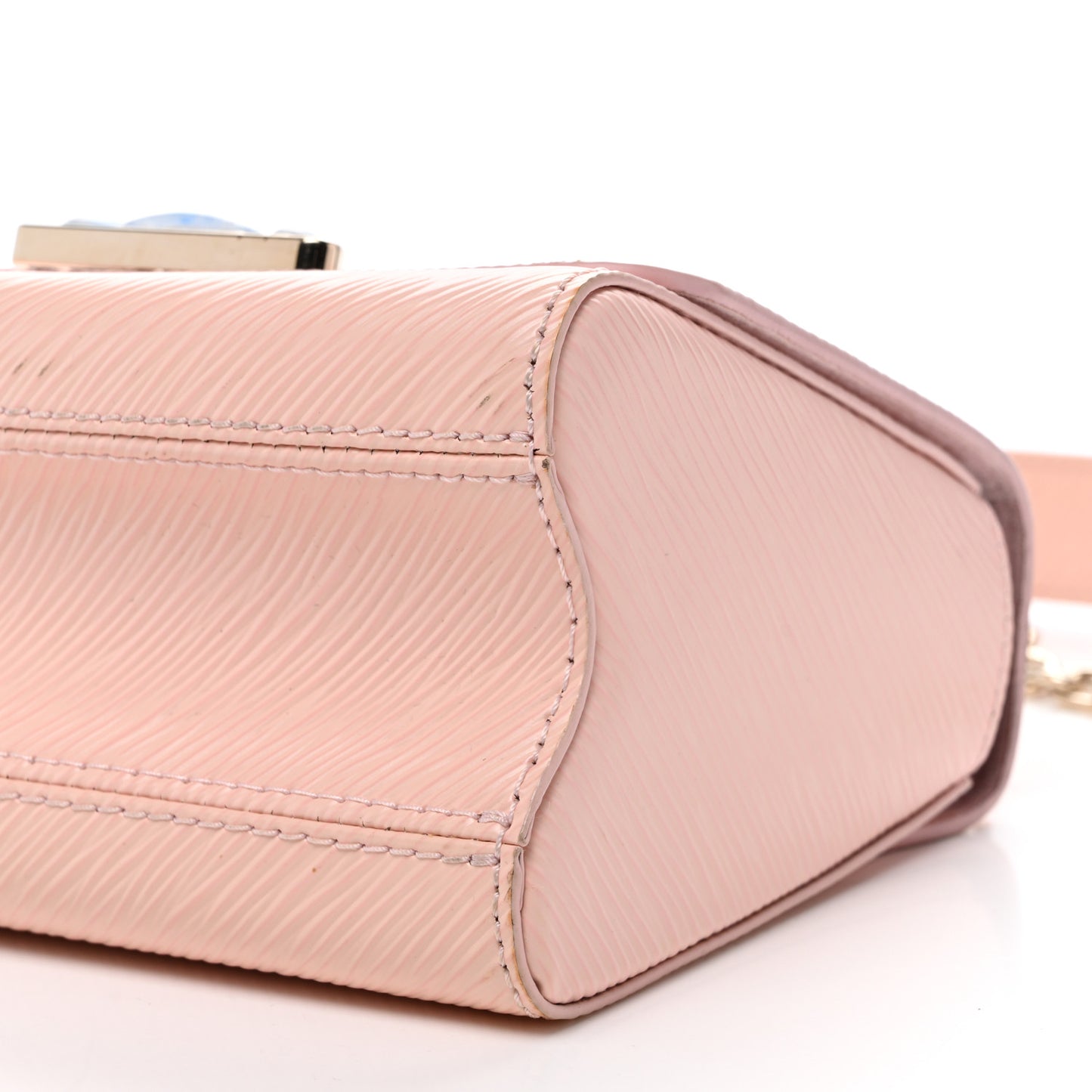 Epi Moonstone Twist Shoulder Bag PM Rose Jasmine