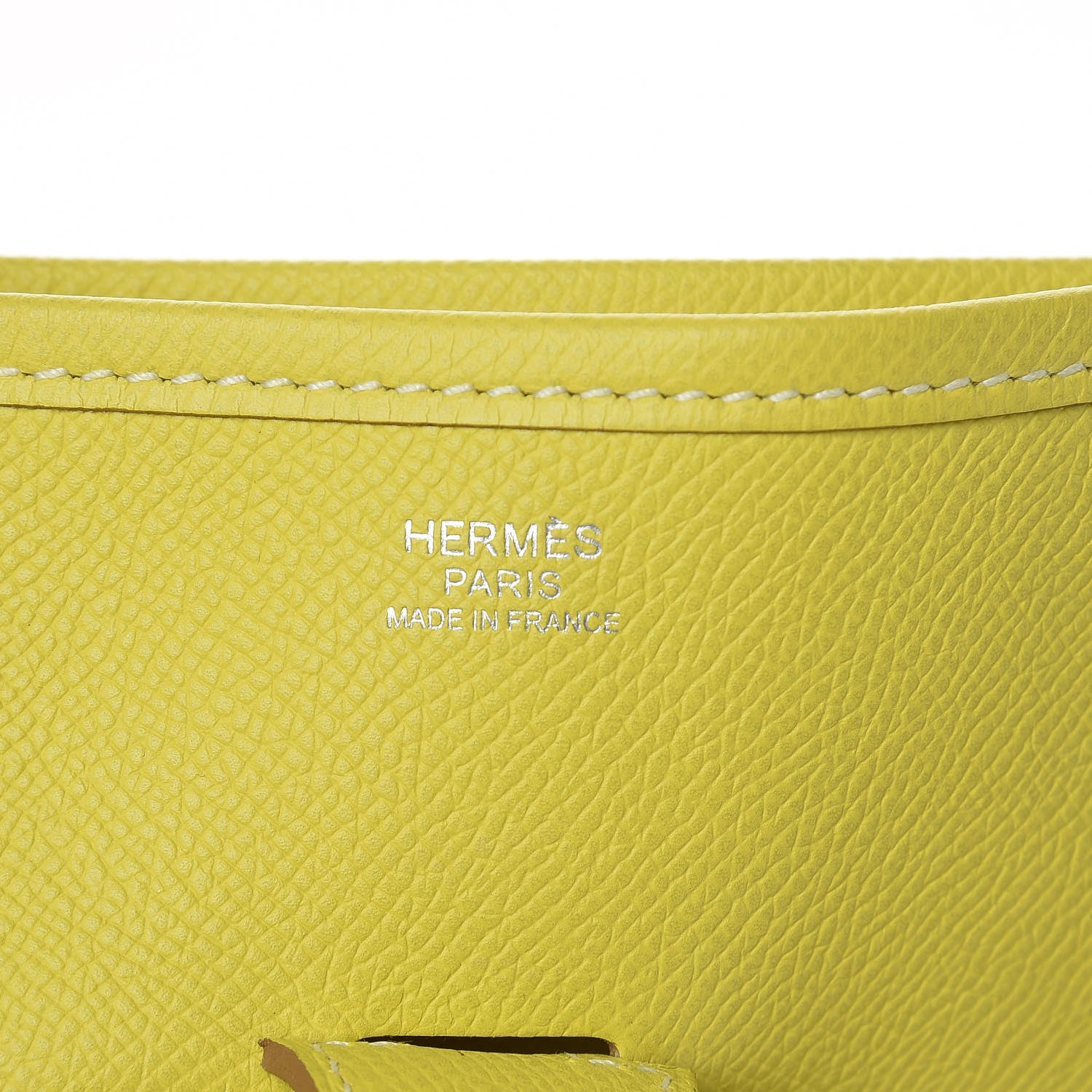Hermes Epsom Evelyne III GM Lime 6 of 11