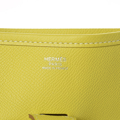 Hermes Epsom Evelyne III GM Lime 6 of 11