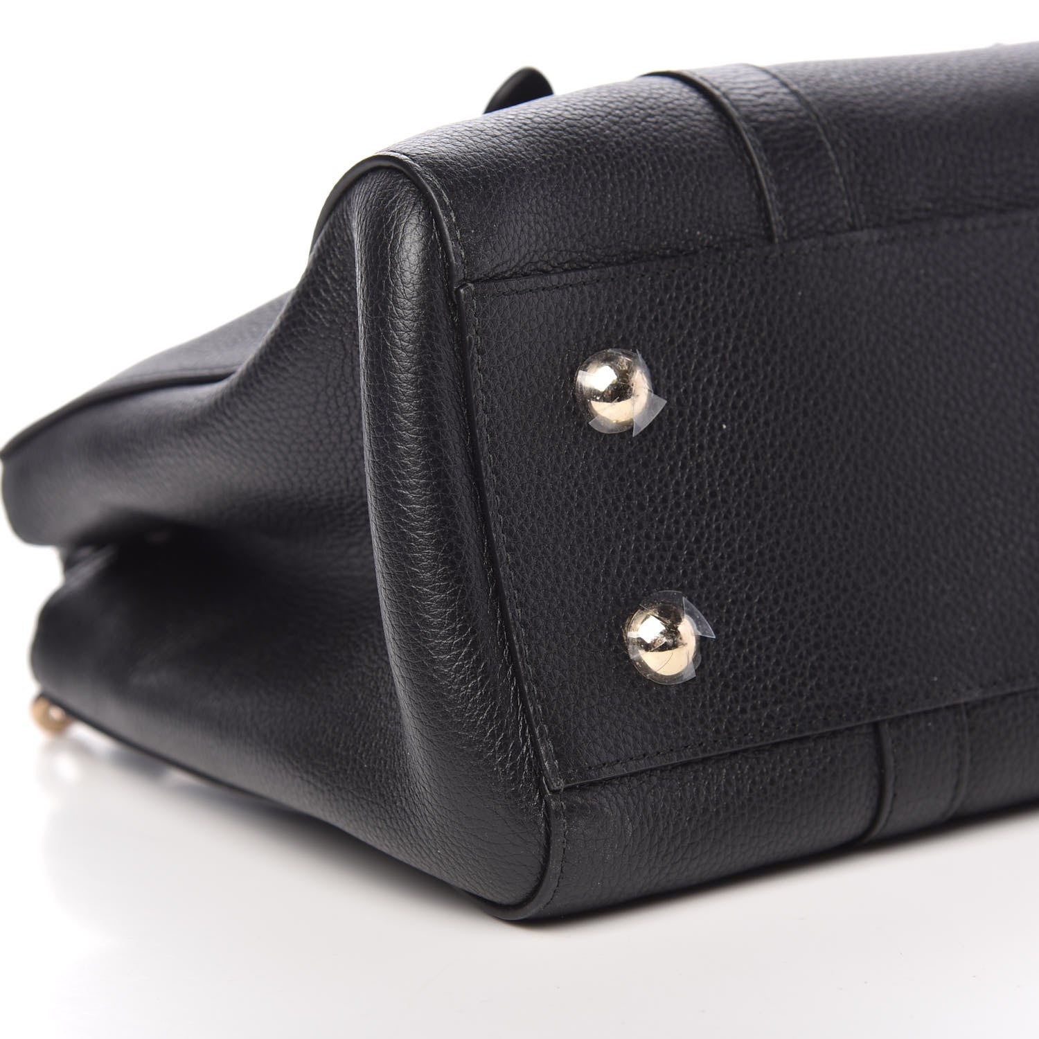 Mulberry Classic Grain Calfskin Small Bayswater Double Zip Tote Black 7 of 8