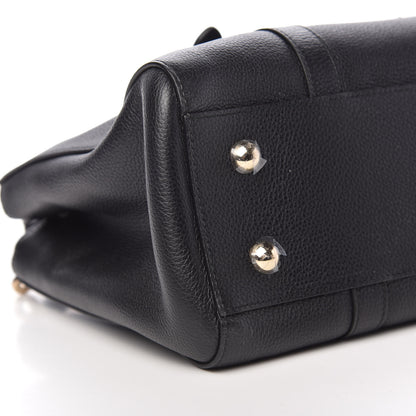 Mulberry Classic Grain Calfskin Small Bayswater Double Zip Tote Black 7 of 8