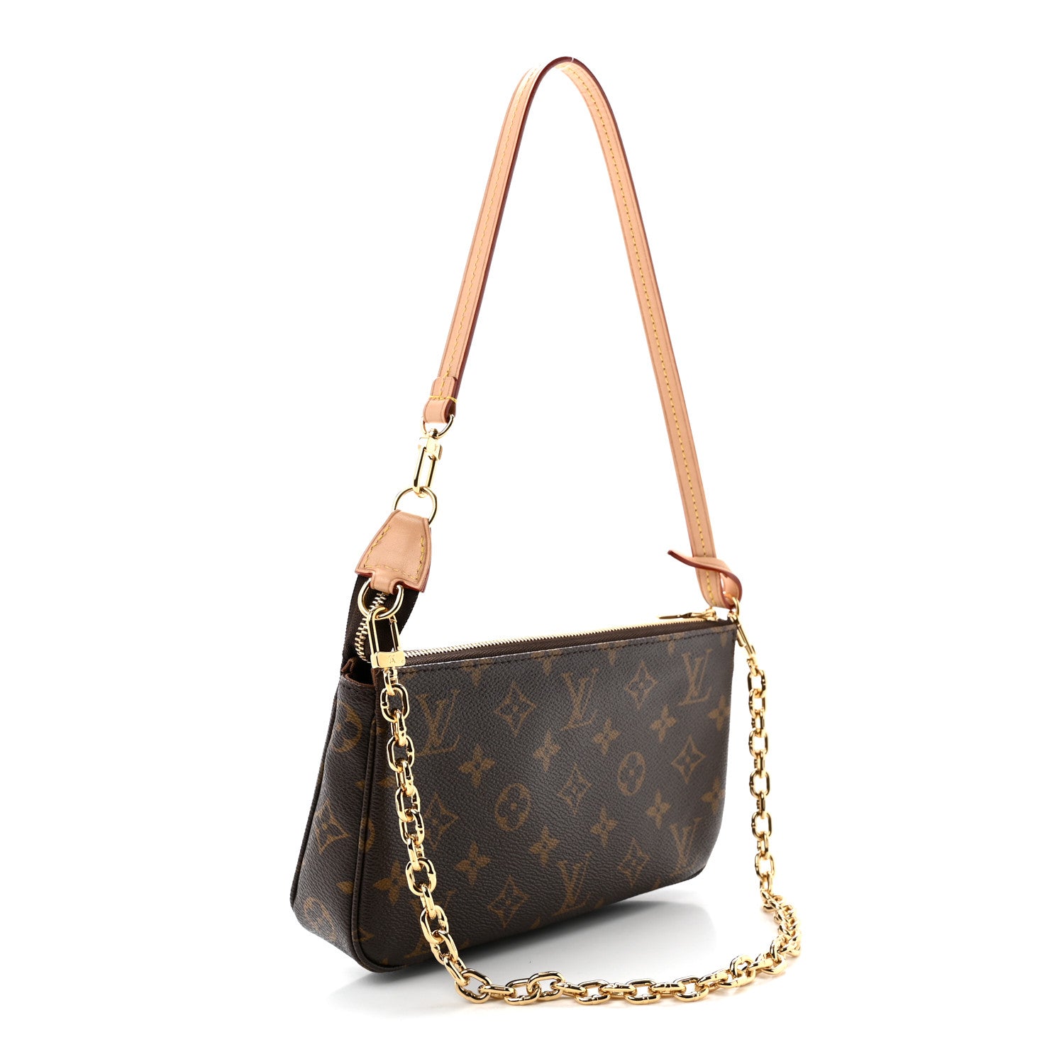 Louis Vuitton Monogram Chain Pochette Accessories 3 of 10