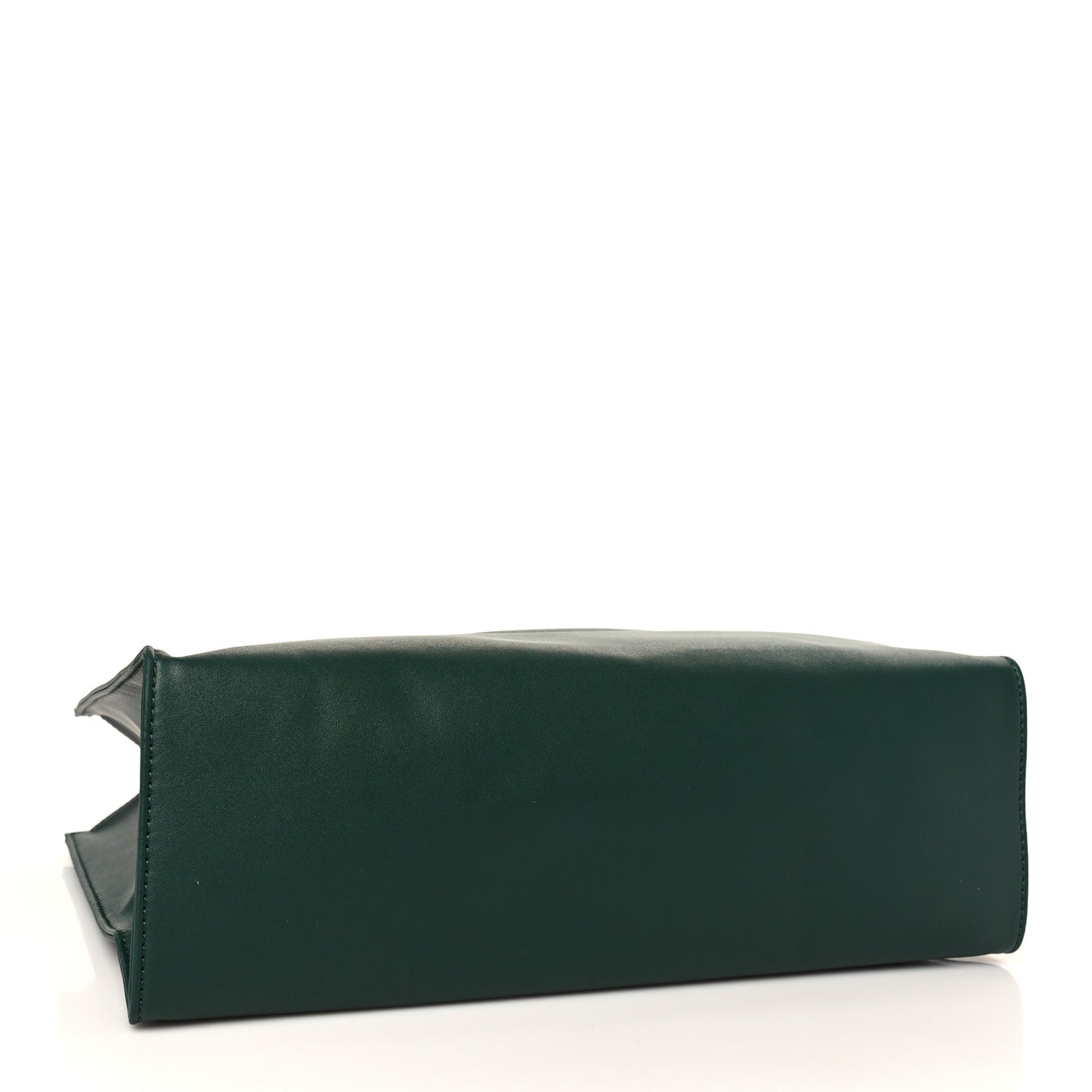 Vegan Leather Medium Shopping Bag Dark Olive