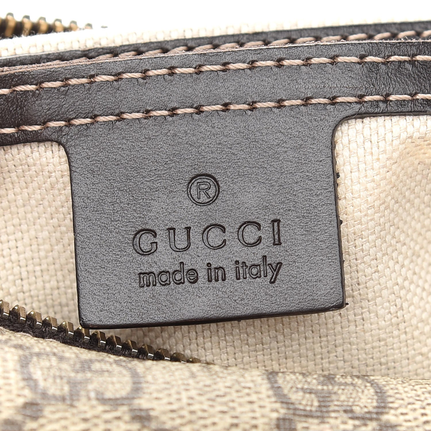 Gucci GG Plus Monogram Front Pocket Messenger Dark Brown 6 of 9