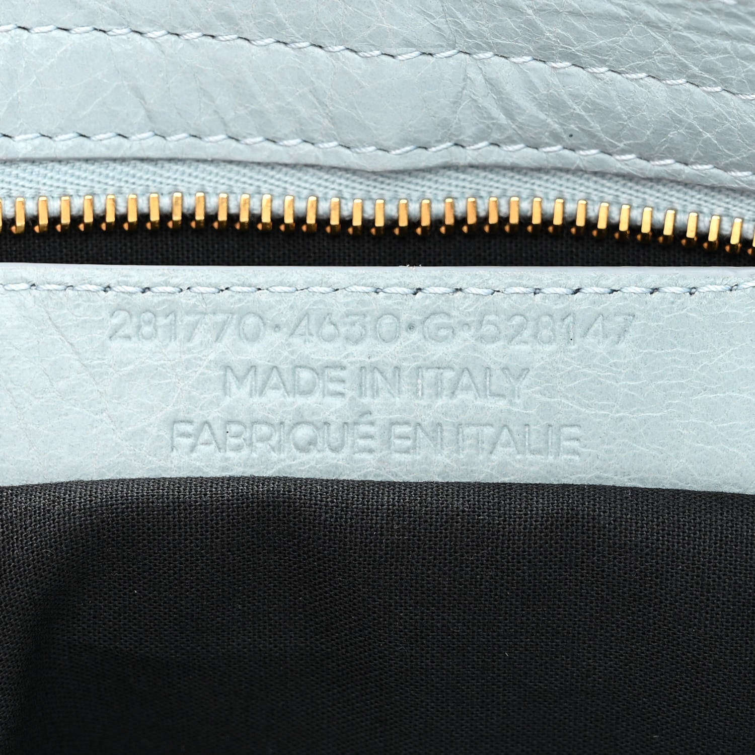 Balenciaga Agneau Giant 12 Gold Hardware City Bleu Opaline 8 of 16