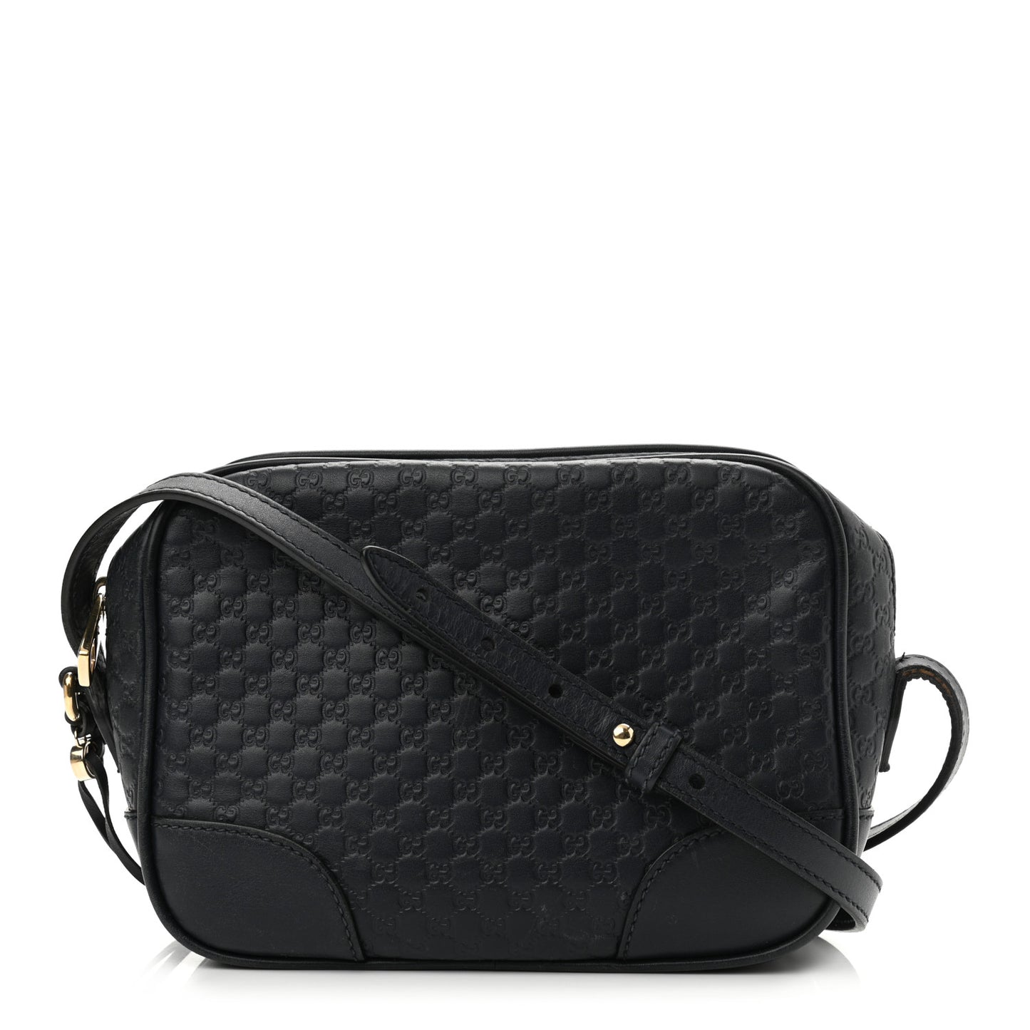 Soft Microguccissima Mini Bree Messenger Bag Blue