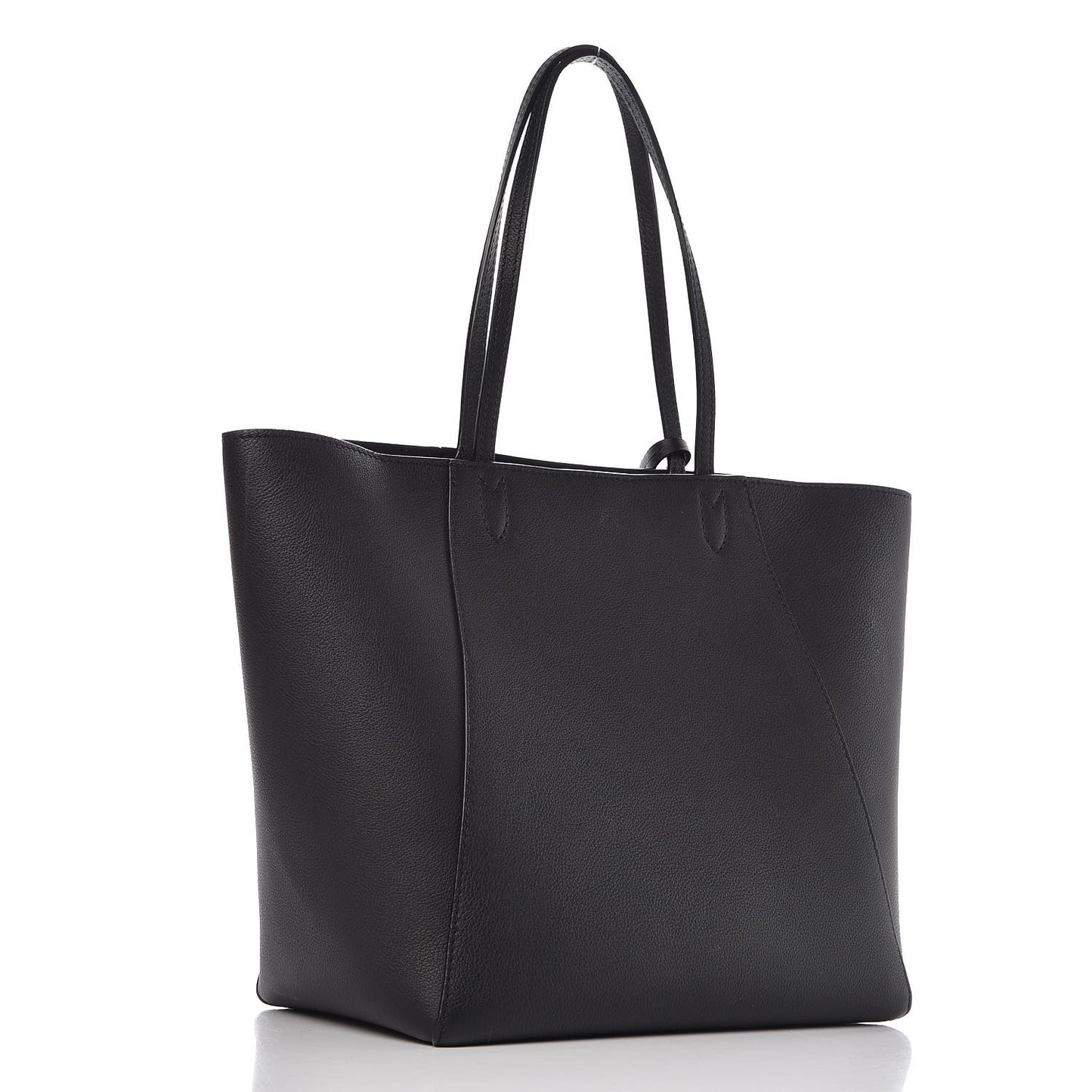Calfskin Lockme Cabas Black