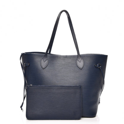 Louis Vuitton Epi Neverfull MM Indigo 1 of 18