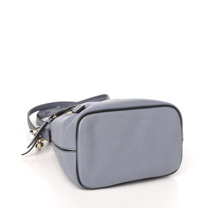 Chloe Suede Calfskin Mini Faye Backpack Washed Blue 3 of 9