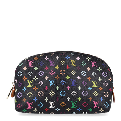 Louis Vuitton Monogram Multicolor Cosmetic Pouch Black Grenade 1 of 9