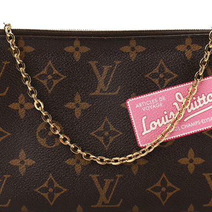 Louis Vuitton Monogram World Tour Double Zip Pochette 8 of 11