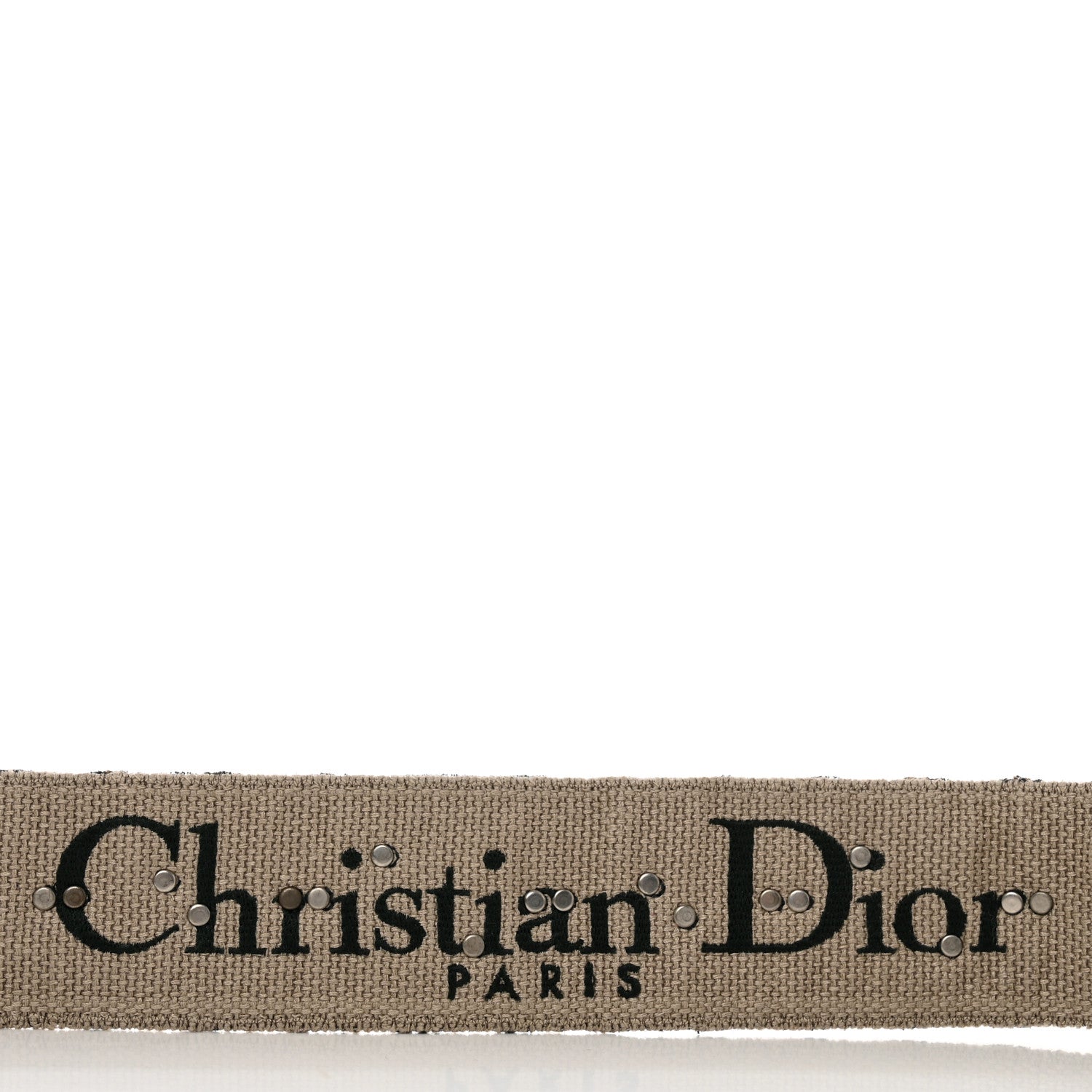 Christian Dior Oblique Studded Shoulder Strap Green Multicolor 3 of 5