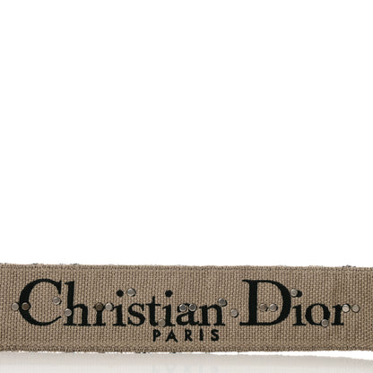 Christian Dior Oblique Studded Shoulder Strap Green Multicolor 3 of 5