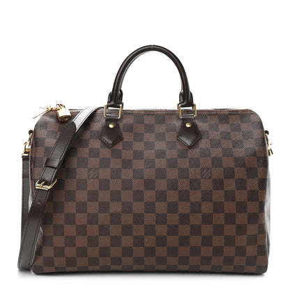 Louis Vuitton Damier Ebene Speedy Bandouliere 35 1 of 12