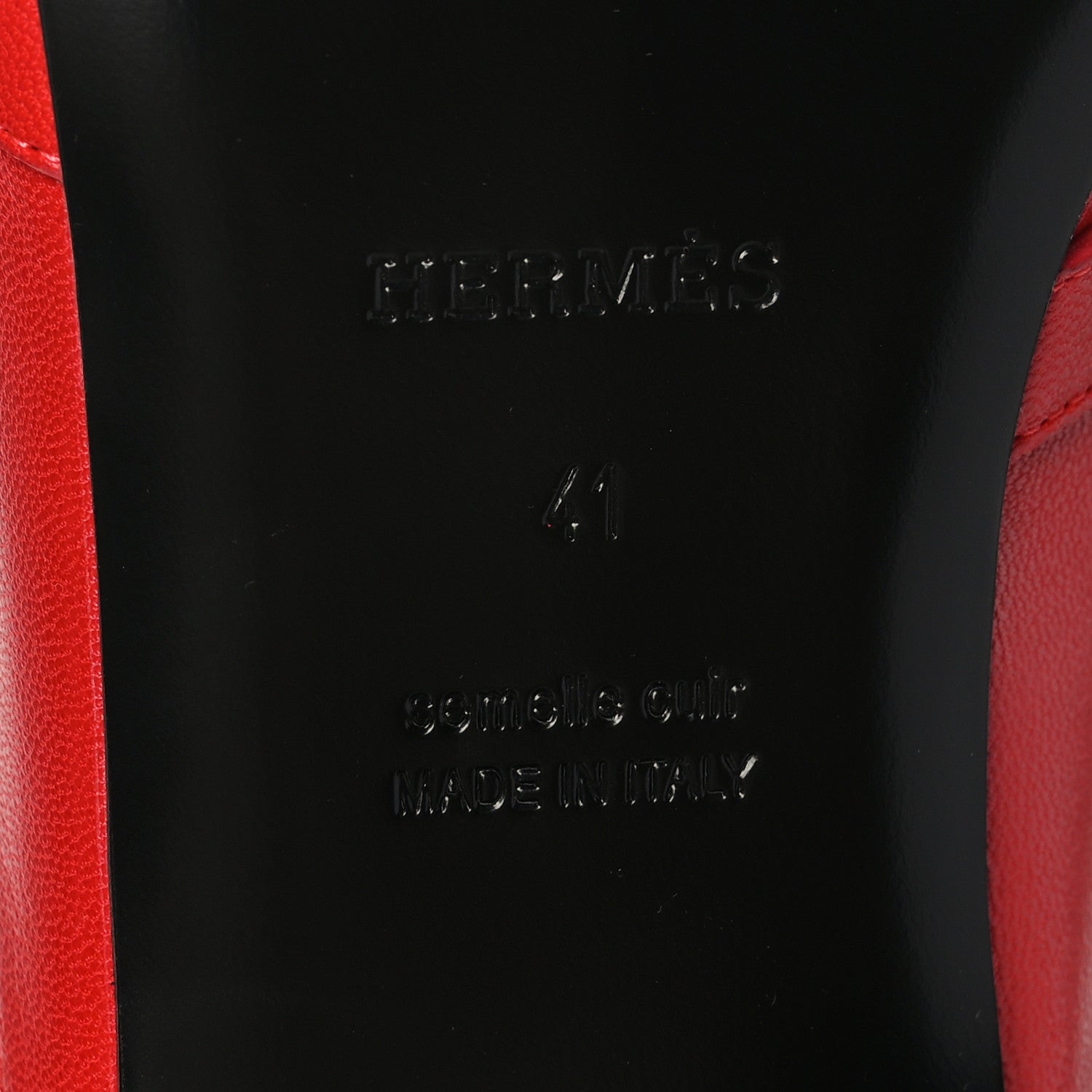 Hermes Goatskin Oz Mules 41 Rouge A Levre 7 of 8