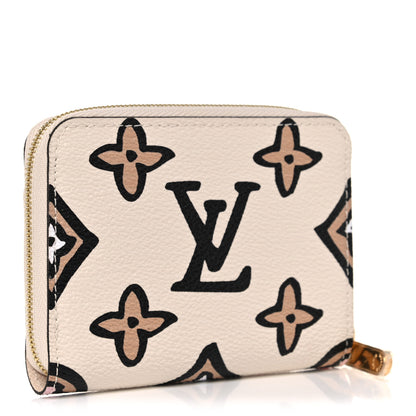 Louis Vuitton Monogram Giant Wild At Heart Zippy Coin Purse Creme 3 of 7