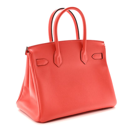 Hermes Epsom Birkin 30 Rouge Pivoine 3 of 10
