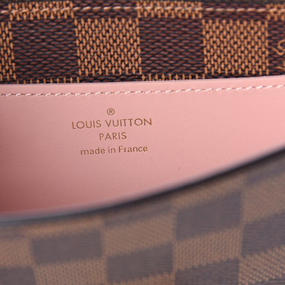 Louis Vuitton Damier Ebene Croisette Chain Wallet Rose Ballerine 5 of 5