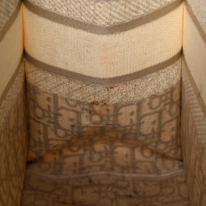 Christian Dior Oblique Medium Book Tote Gold Multicolor 14 of 17