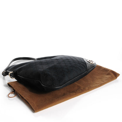 Gucci Monogram New Britt Medium Hobo Black 4 of 7