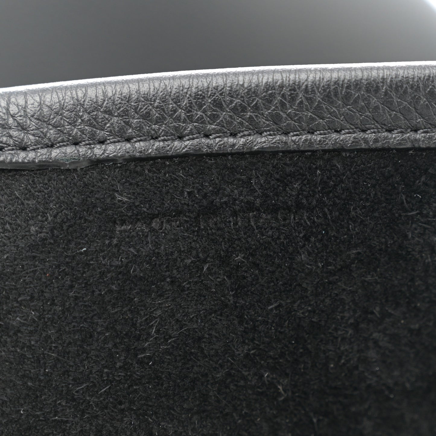 Grained Calfskin Large N/S Park Tote Black