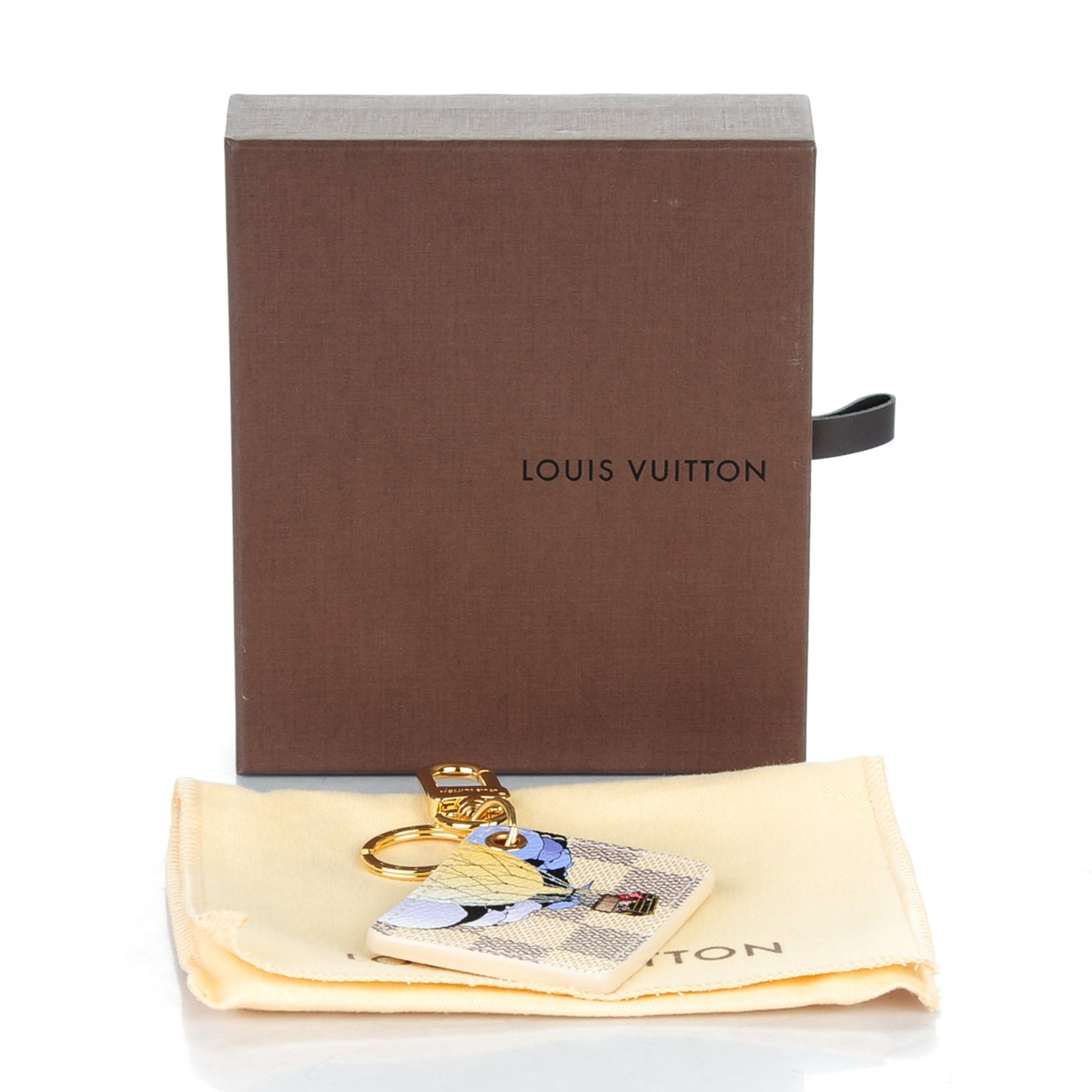 Damier Azur Illustre Key Holder
