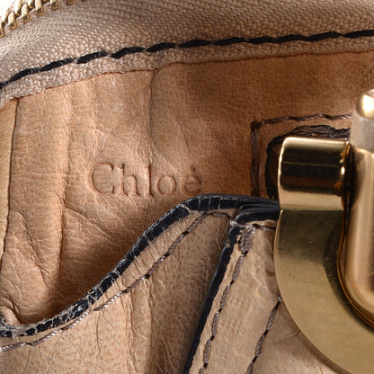 Chloe Leather Heloise Satchel Beige 9 of 9