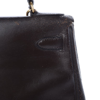Hermes Box Kelly Retourne 28 Chocolate 38 of 45