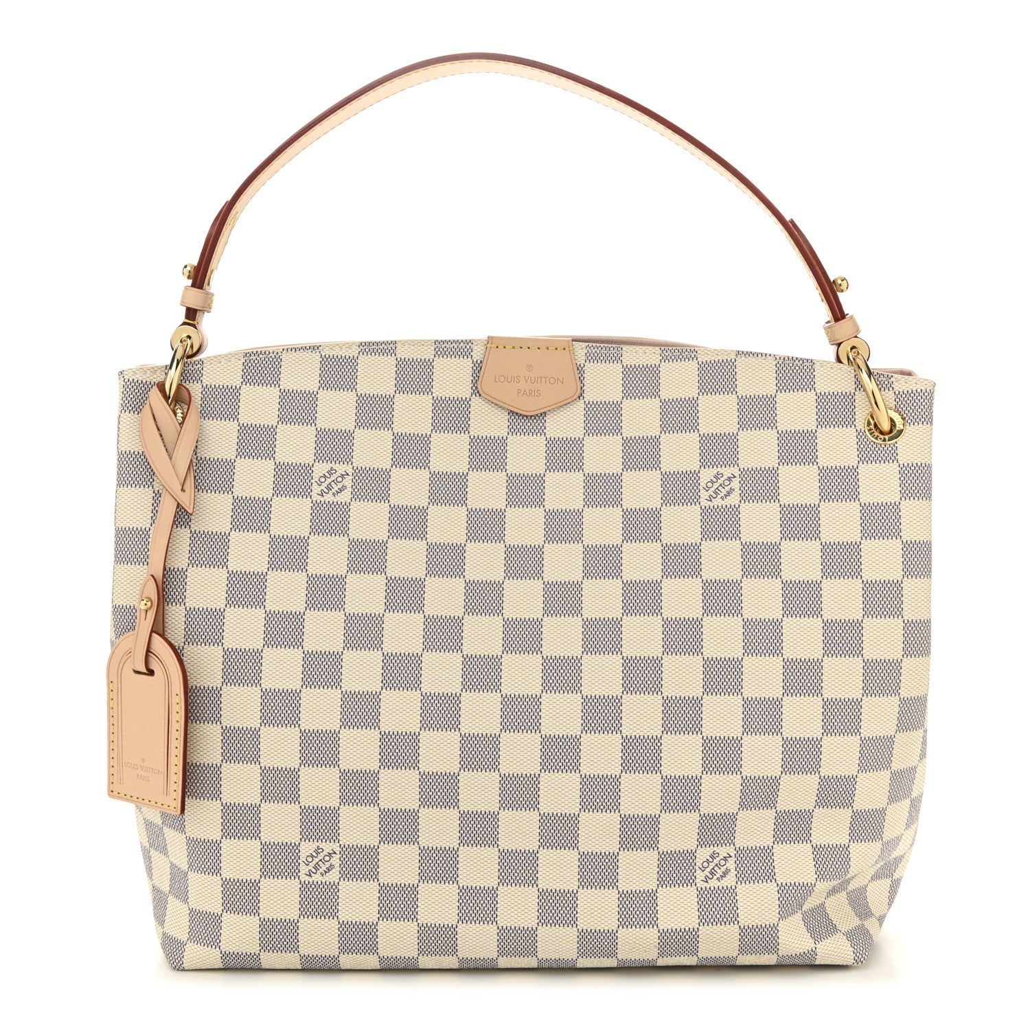 Louis Vuitton Damier Azur Graceful PM Rose Ballerine 1 of 9