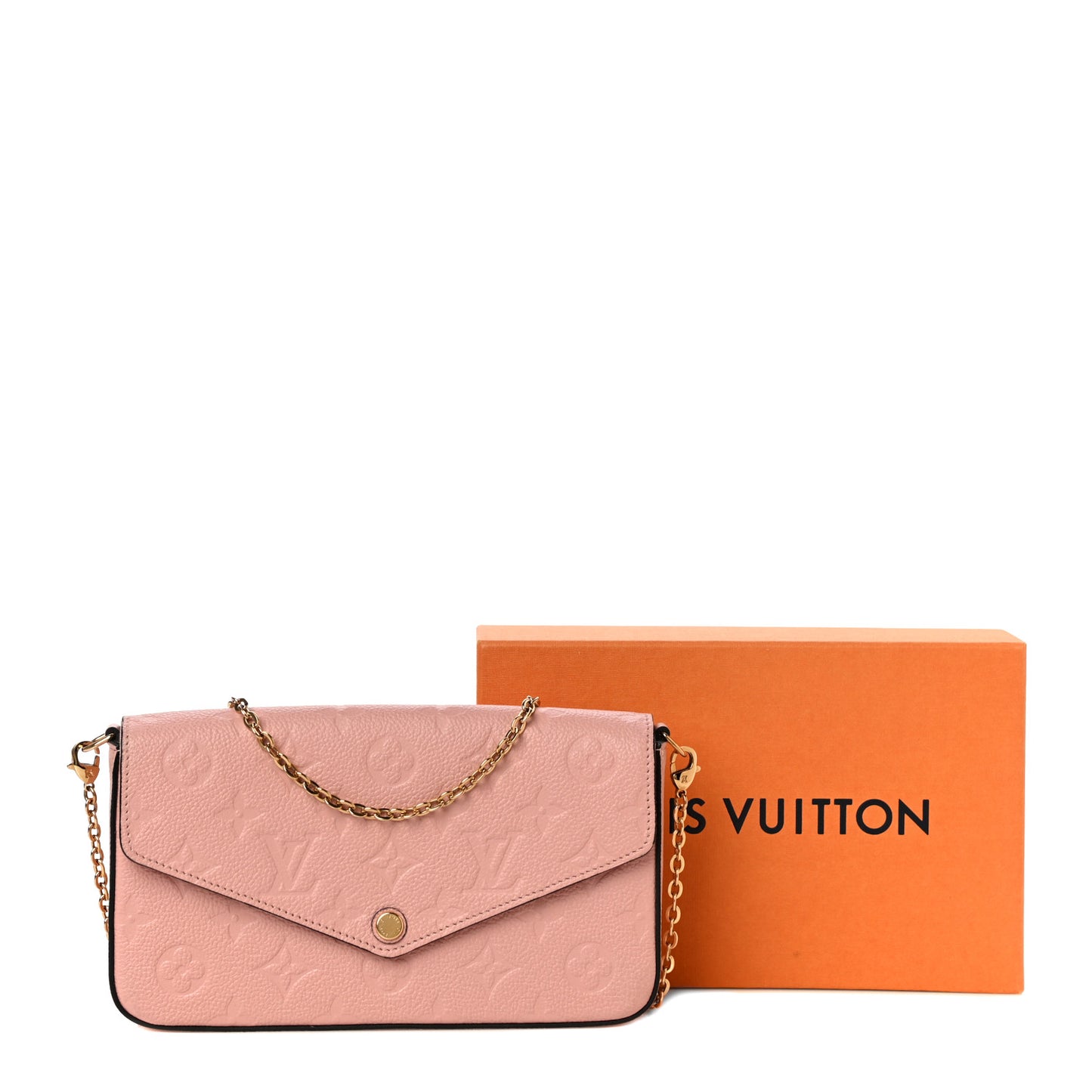 Empreinte Pochette Felicie Chain Wallet Rose Poudre