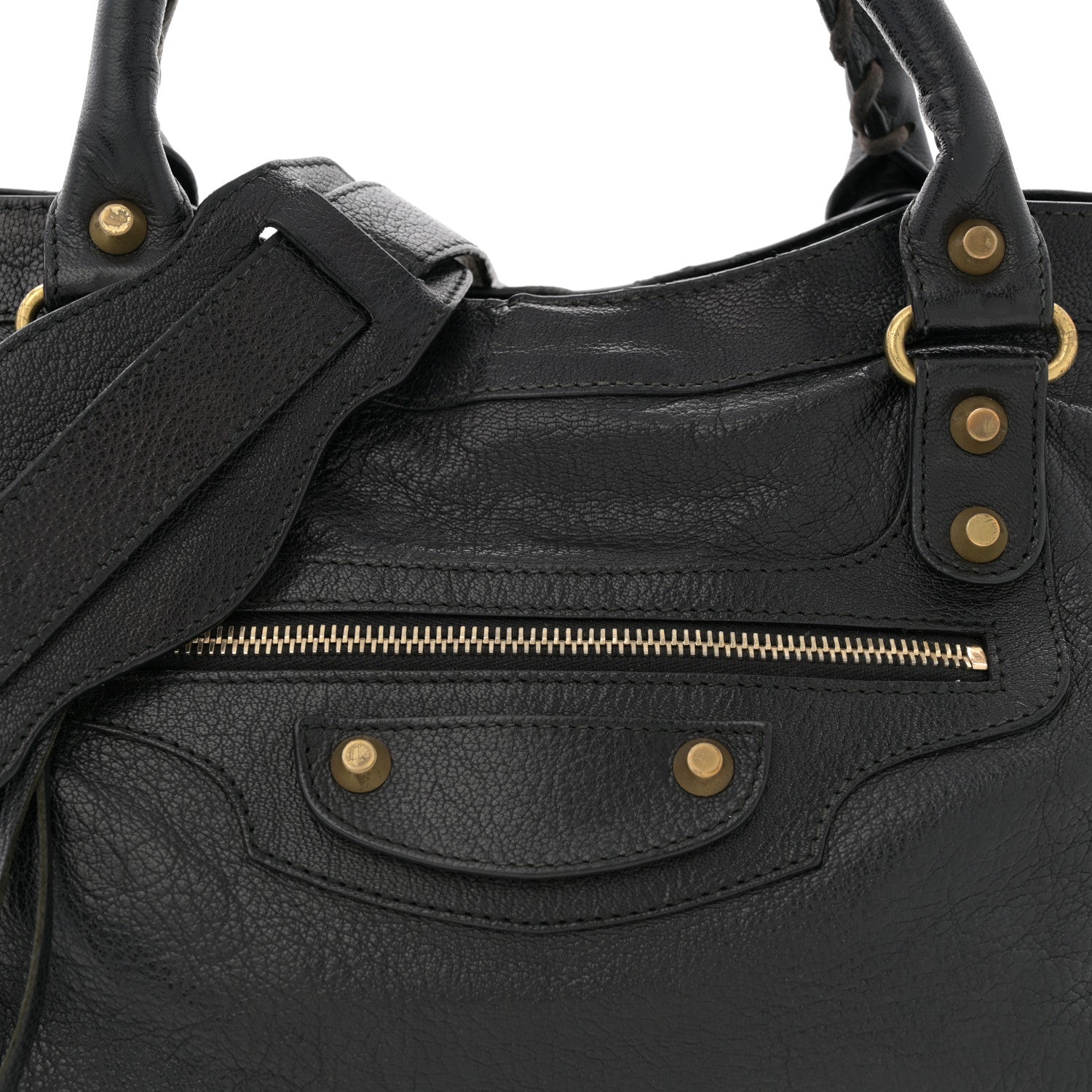 Balenciaga Agneau Classic Gold Hardware City Black 8 of 20