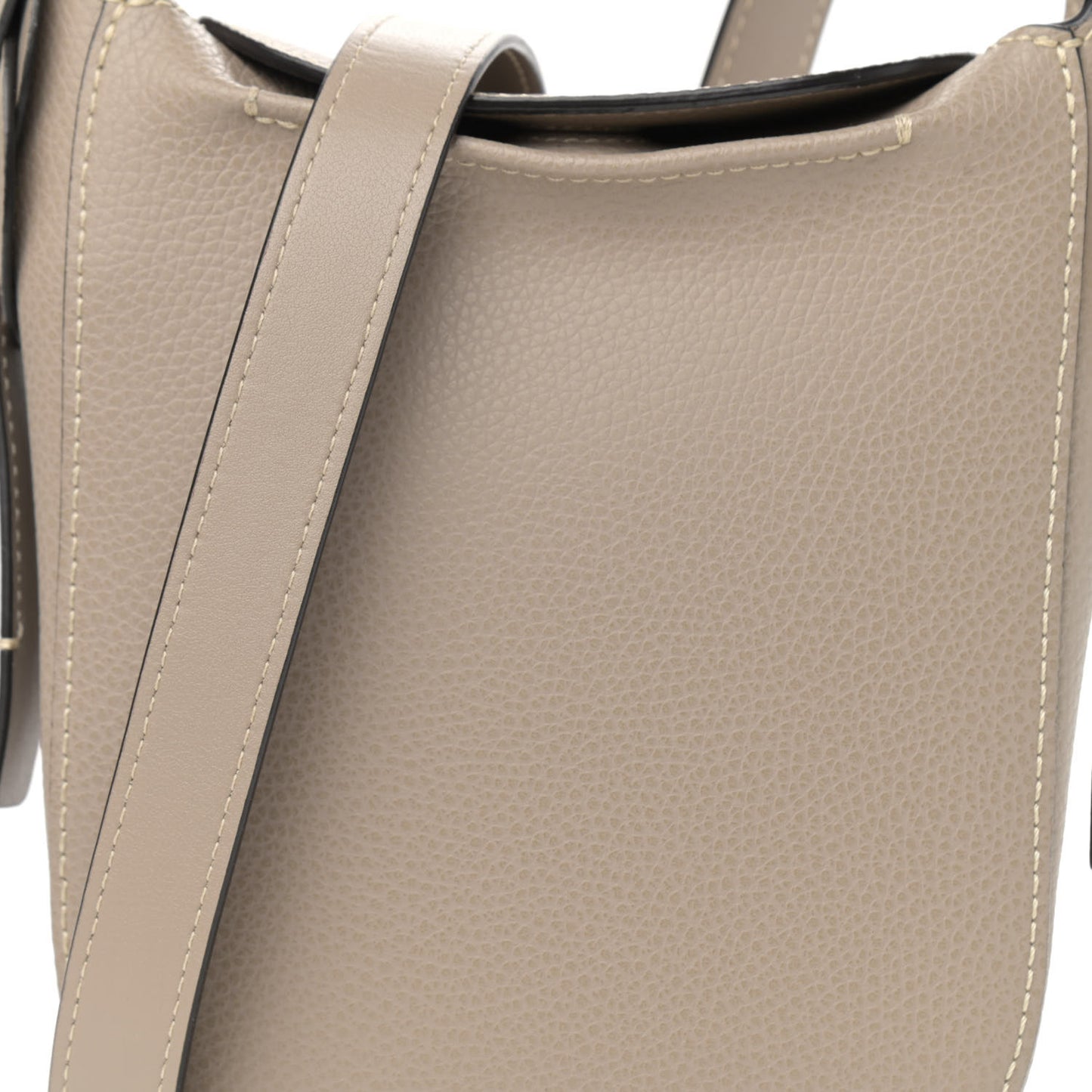 Small Grain Smooth Calfskin Mini Darryl Phone Crossbody Motty Grey