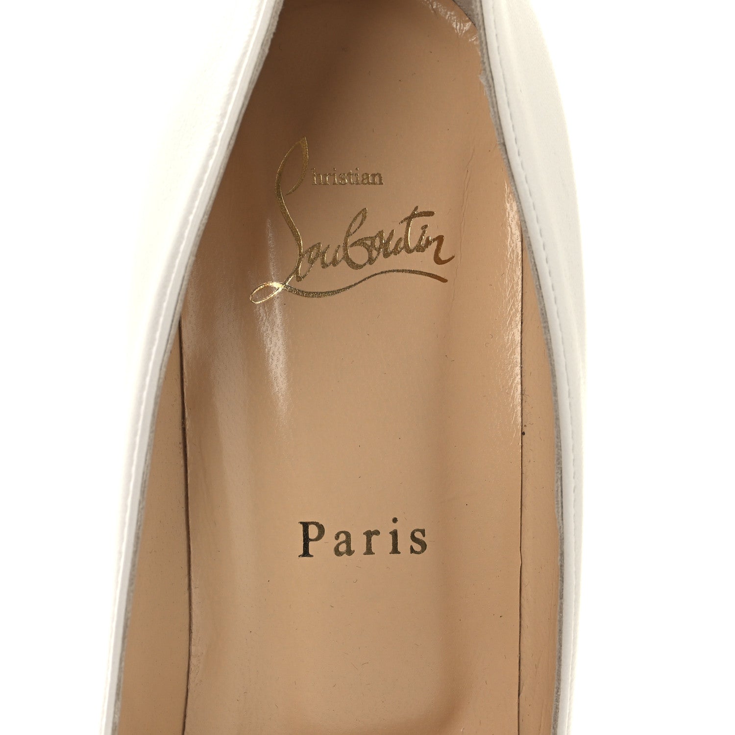 Christian Louboutin Nappa Kate 85 Pumps 39.5 White 8 of 9