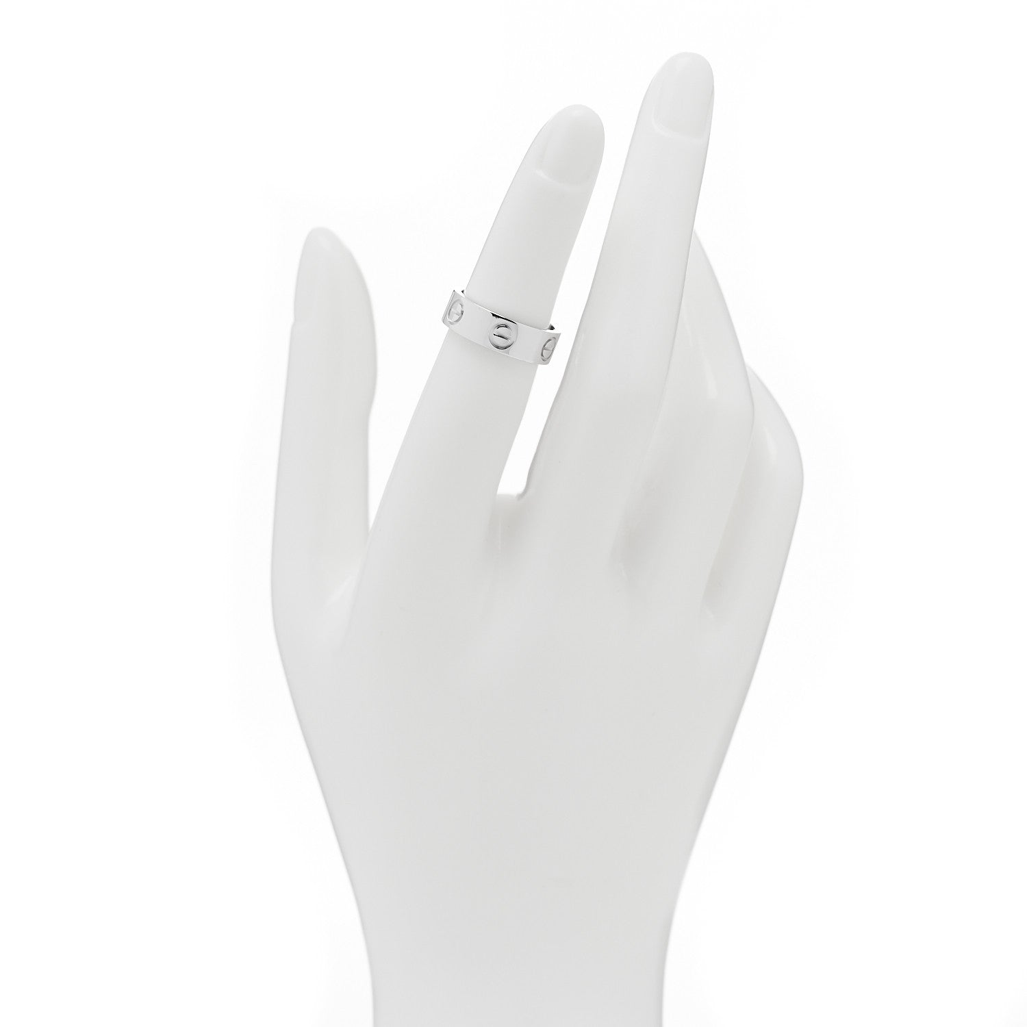 Cartier Platinum 5.5mm LOVE Ring 49 5 2 of 5