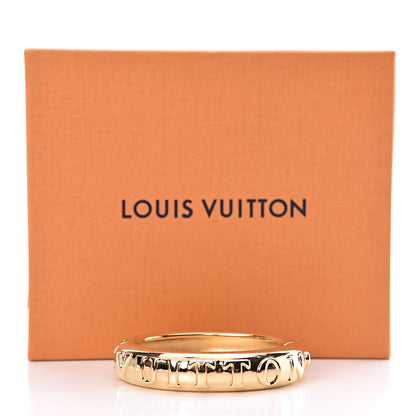 Louis Vuitton Brass Family Bangle Bracelet Gold 7 of 7