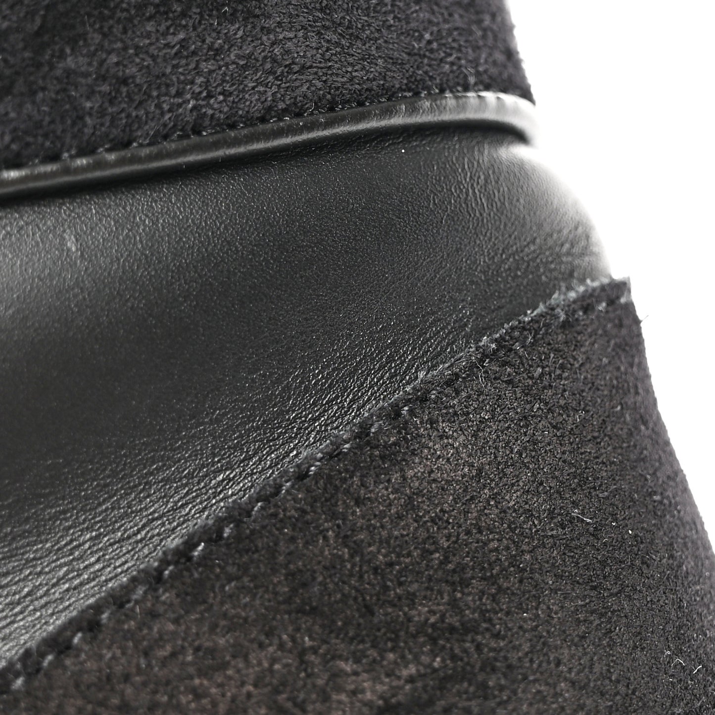 Suede Calfskin Monogram Star Trail Ankle Boots 40 Black