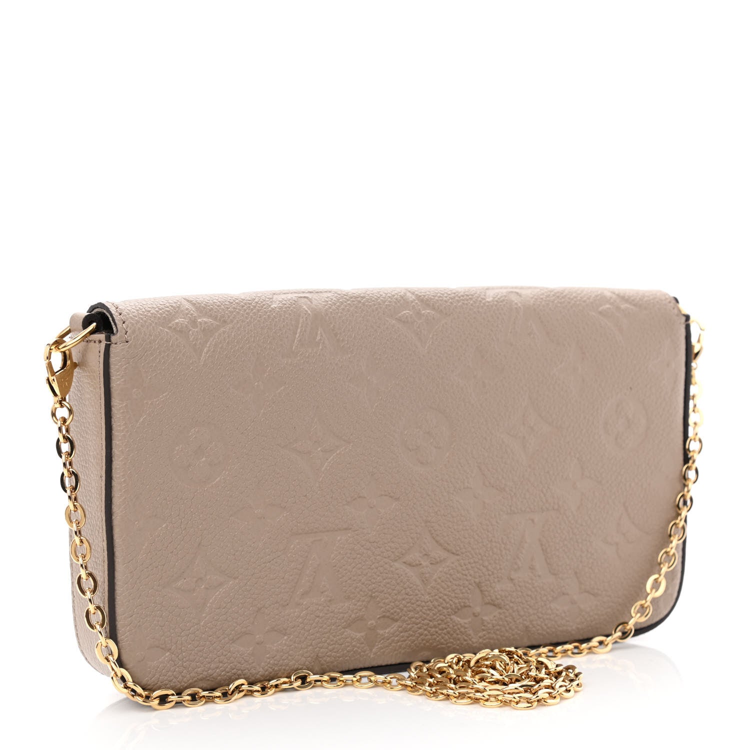 Louis Vuitton Empreinte Pochette Felicie Chain Wallet Tourterelle 4 of 13